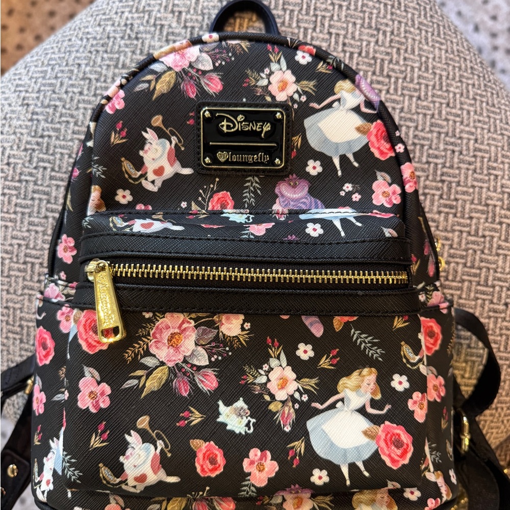 Disney Loungefly Floral Mini Backpack